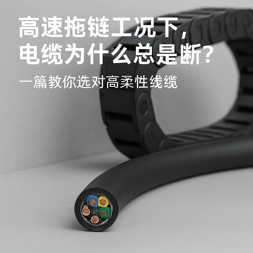 高速拖链工况下，，，，，，，，电缆为什么总是断？？？？？一篇教你选对高柔性线缆