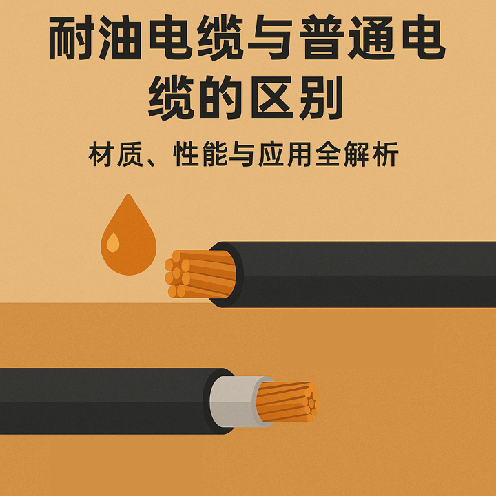 耐油电缆与通俗电缆的区别：材质、性能与应用全剖析